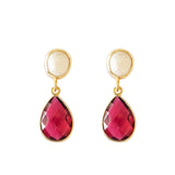 MISA AMETRINE OVAL DROPS