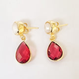 MISA AMETRINE OVAL DROPS