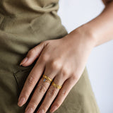 MAJE BEADED RING