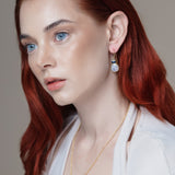 CORA SAPPHIRE MOONSTONE DROP