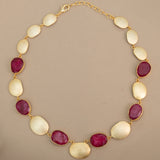 DAKO NECKLACE IN RASPBERRY