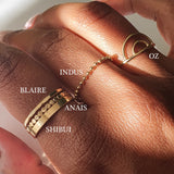 Anais beaded ring