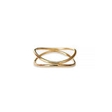 Corsica criss-cross ring