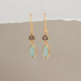 OUROS IN SMOKY TOPAZ AND AQUA