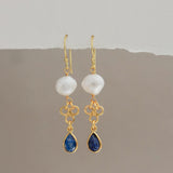 DELA EARRINGS IN LAPIS