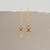 CAPRI EARRINGS IN ROSE QUARTZ