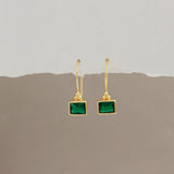 BAMBI EARRINGS IN EMERALD SWAROVSKI