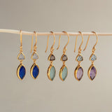 OUROS IN BLUE TOPAZ AND AMETHYST
