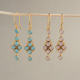 CAPRI EARRINGS IN ROSE QUARTZ