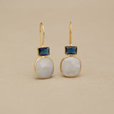 SAPPHIRE MOONSTONE DROP