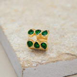 TRIO BRIDGE RING EMERALD