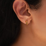Eloise Hoops in Peridot