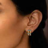 Dua Hoop in Turquoise