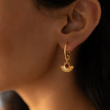 Esmeralda Earrings in Garnet