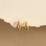 Eloise Hoops in Peridot