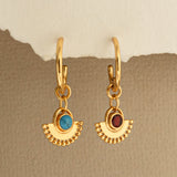 Esmeralda Earrings in Garnet
