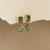 Oziss in blue topaz and flourite