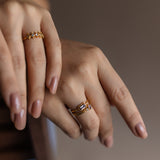 PALERMO RING IN TOPAZ