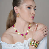 DAKO NECKLACE IN RASPBERRY