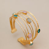 STRING OF DREAMS CUFF IN MULTISTONE