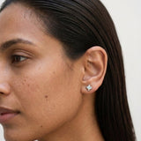 Iris Stud in Moonstone