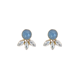 FIORE STUDS IN CHALCEDONY