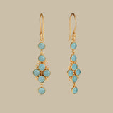 CAPRI EARRINGS IN AQUA