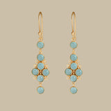 CAPRI EARRINGS IN AQUA