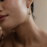 CAPRI EARRINGS IN AQUA