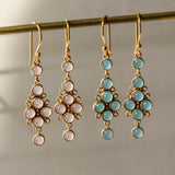 CAPRI EARRINGS IN AQUA