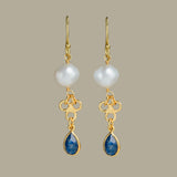 DELA EARRINGS IN LAPIS
