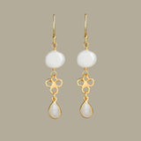 DELA EARRINGS IN MOONSTONE