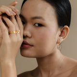 LUCY FOUR CLOVER IN MOONSTONE