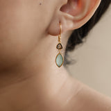 OUROS IN SMOKY TOPAZ AND AQUA