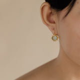 SHOGUN EARRINGS IN AQUA