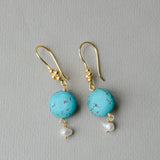 SOLIS EARRINGS IN TURQUOISE