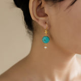 SOLIS EARRINGS IN TURQUOISE
