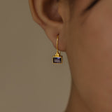 BAMBI EARRINGS IN AMETHYST
