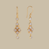 CAPRI EARRINGS IN ROSE QUARTZ