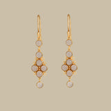 CAPRI EARRINGS IN ROSE QUARTZ