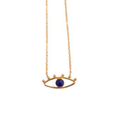 EVIL EYE NECKLACE IN LAPIS