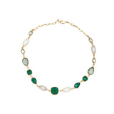 TRAPEZE NECKLACE VERT