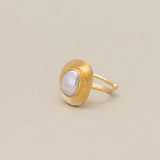 MEDALLION PEARL RING