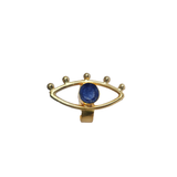 EVIL EYE RING LAPIS