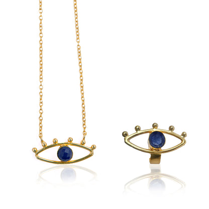 EVIL EYE LAPIS SET