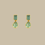Oziss in blue topaz and flourite