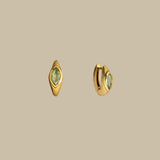 Eloise Hoops in Peridot